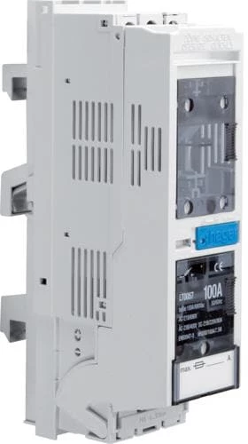 Hager LT0057 NH-Trenner Größe 000 3x100A SS 60mm Abgang Oben 3 Hager LT0057 NH-Trenner Größe 000 3x100A SS 60mm Abgang Oben