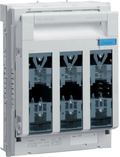 Hager LT253 Sicherungslasttrenner NH2 3x400A SS 60mm Abgang : Universalanschlüsse M10 3 Hager LT253 Sicherungslasttrenner NH2 3x400A SS 60mm Abgang : Universalanschlüsse M10