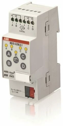 ABB BE/S 4.230.2.1 Binäreingang, 4F, 10-230V, 2TE (2CDG110091R0011)