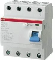 ABB F204A-100/0,03 FI-SCHALTER 4p. 100A 30mA (2CSF204101R1900)