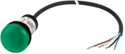 Eaton C22-L-G-24-P62 Leuchtmelder Mit Offenem Ende, LED-Fassung, Grün (185140)