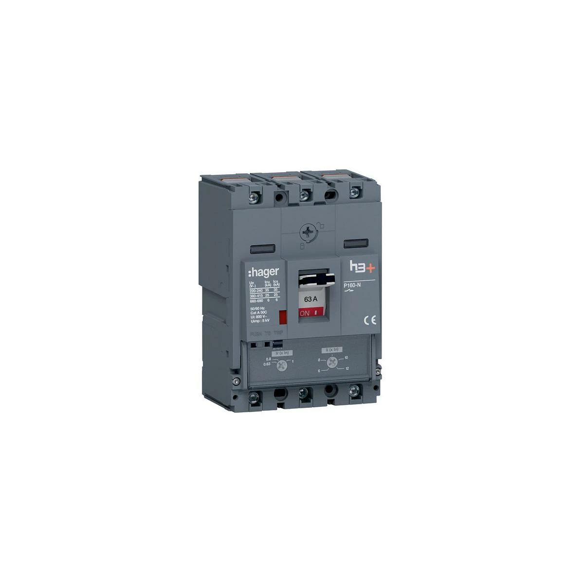 Hager HHS063DC Leistungsschalter P160 63A 25kA (HHS063DC) 3 Hager HHS063DC Leistungsschalter P160 63A 25kA (HHS063DC)