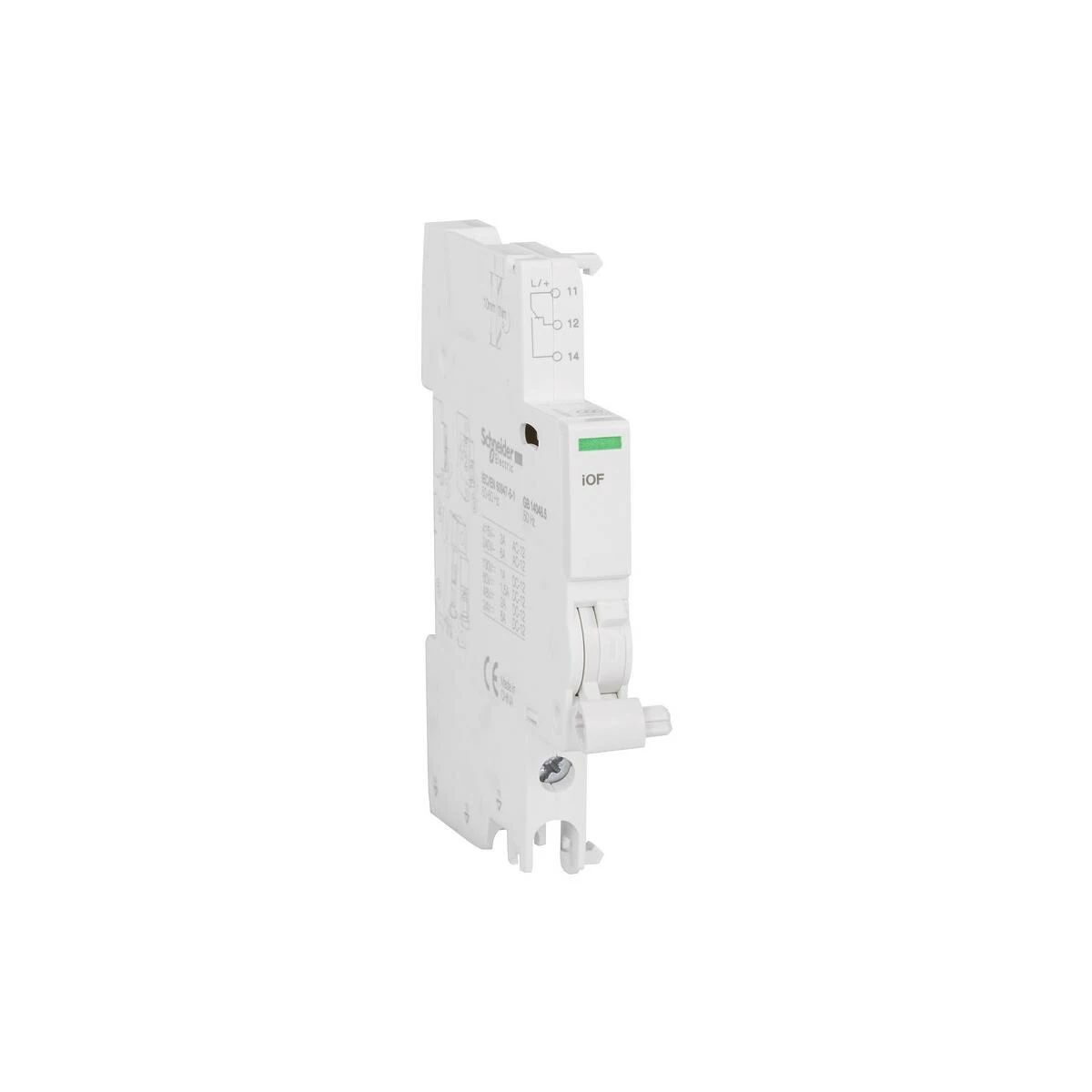 Schneider Electric Hilfsschalter IOF Für IC60, 1 Wechsler, Anschlussklemmen Unten (A9A26924) 4 Schneider Electric Hilfsschalter IOF Für IC60, 1 Wechsler, Anschlussklemmen Unten (A9A26924) – Bild 2