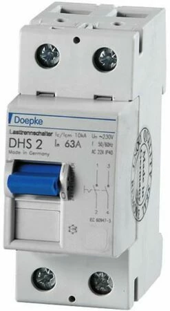 Doepke DHS Lasttrennschalter, 2-/4-Polig